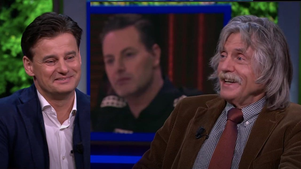 Johan Derksen over Fred van Leer: ‘Heeft hij er nog een rukje aan gegeven?’