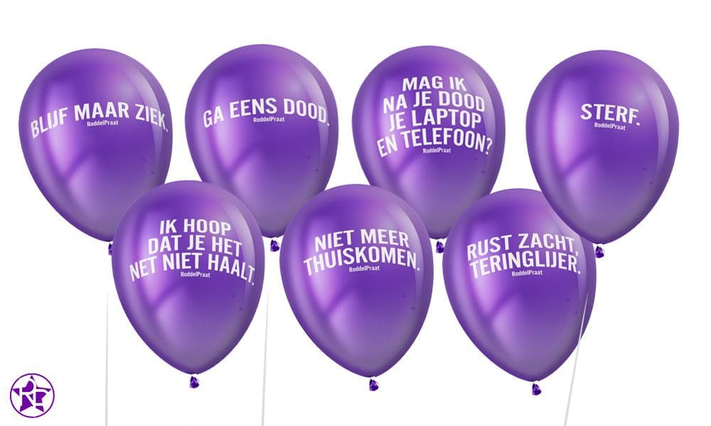 Nieuw! De Roddelpraat Kwetsballonen