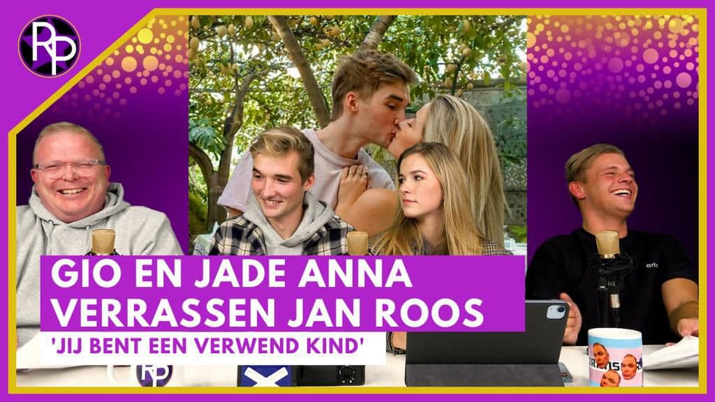 Gio en Jade Anna verrassen Jan Roos