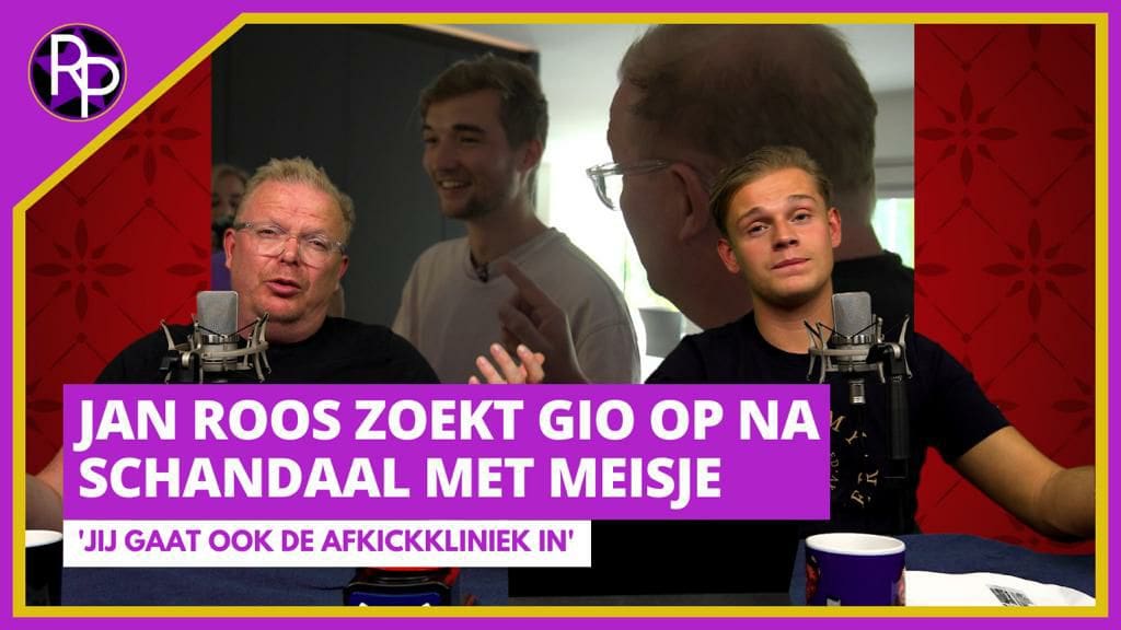 Jan roos bezoekt Gio na schandaal met ander meisje