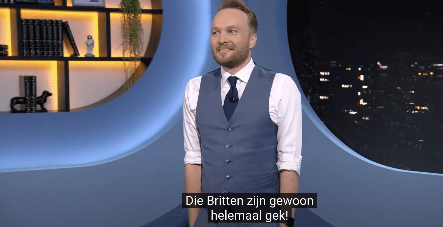 Arjen Lubach onder vuur na de grap over koningin Elizabeth