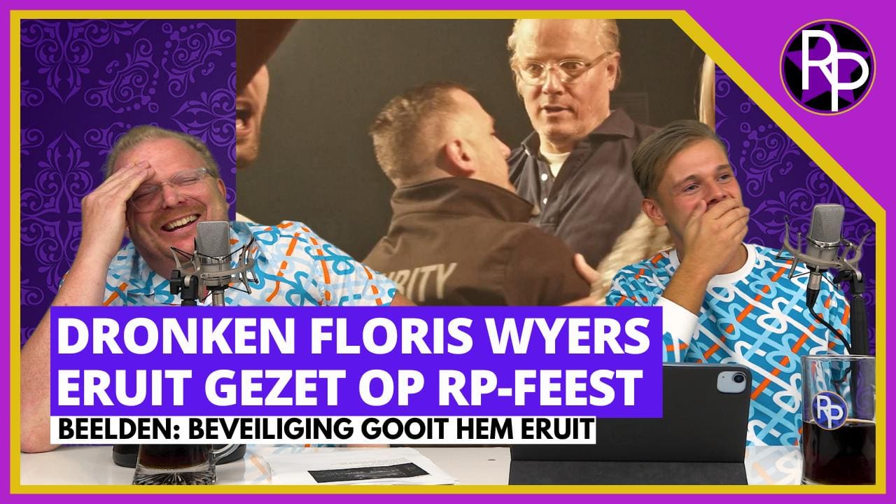 Dronken Floris Wyers weggestuurd op RoddelPraat-feest: ‘Schandalig’