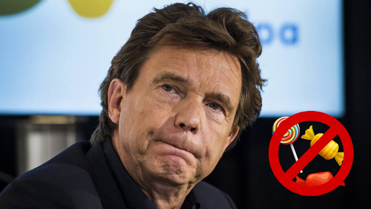 John de Mol verbiedt personeel om snoep te eten als hij op dieet is