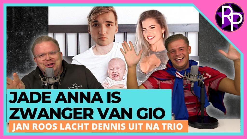 Jade Anna zwanger van Gio Latooy & Jan Roos lacht Dennis uit na trio met man