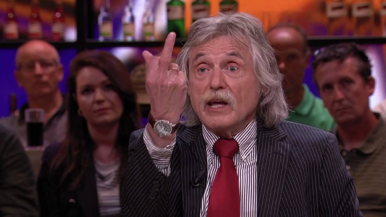 Johan Derksen niet bij Vandaag Inside: ‘hij moet echt doodziek zijn’