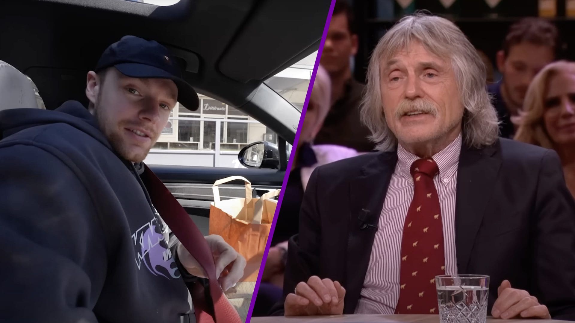 Johan Derksen boos op Enzo Knol: ‘Daarom wil zijn vader hem niet spreken’