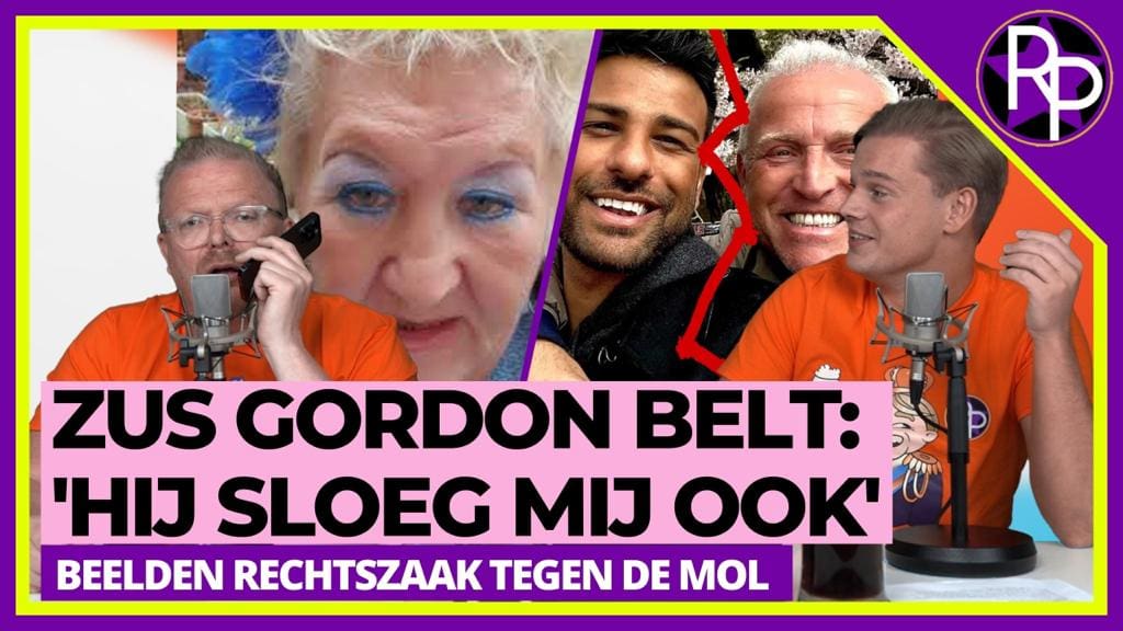 Zus van Gordon belt ‘Hij sloeg mij ook altijd’ & Beelden feest bij rechtszaak tegen John de Mol