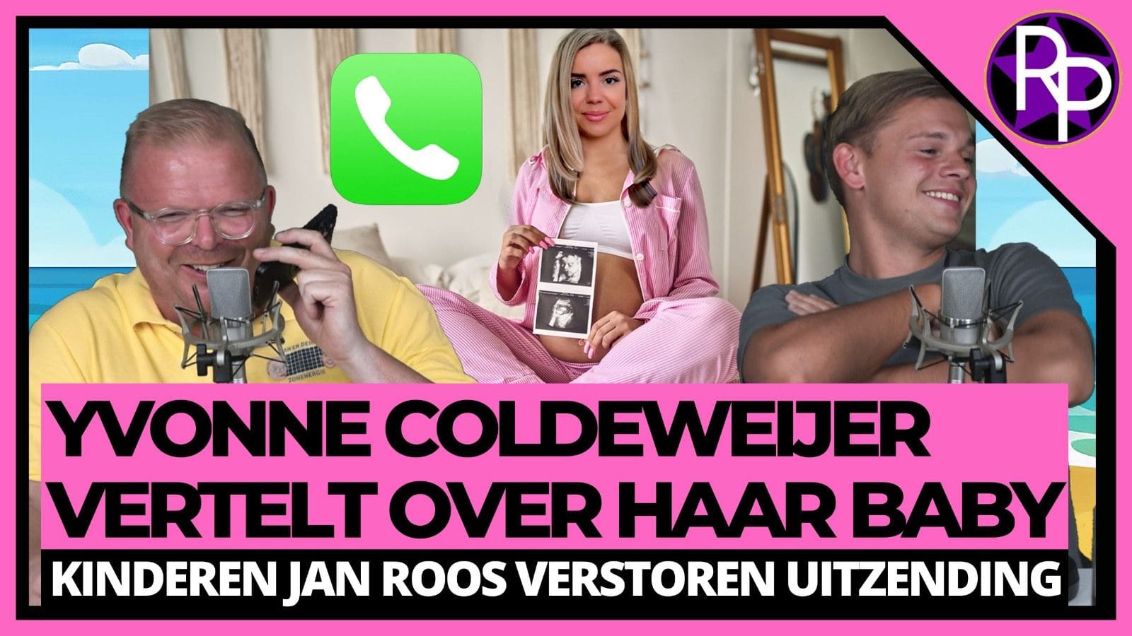 Yvonne Coldeweijer vertelt over haar baby & Kinderen Jan Roos verstoren uitzending