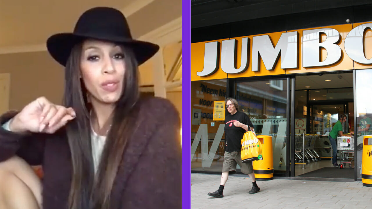 Glennis Grace schaamt zich en belooft geen Jumbo-vestiging meer te slopen