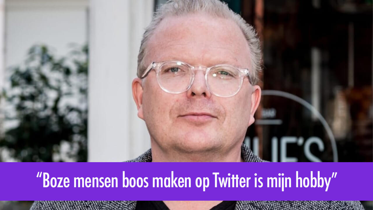 Jan Roos: Boze mensen boos maken op Twitter is mijn hobby