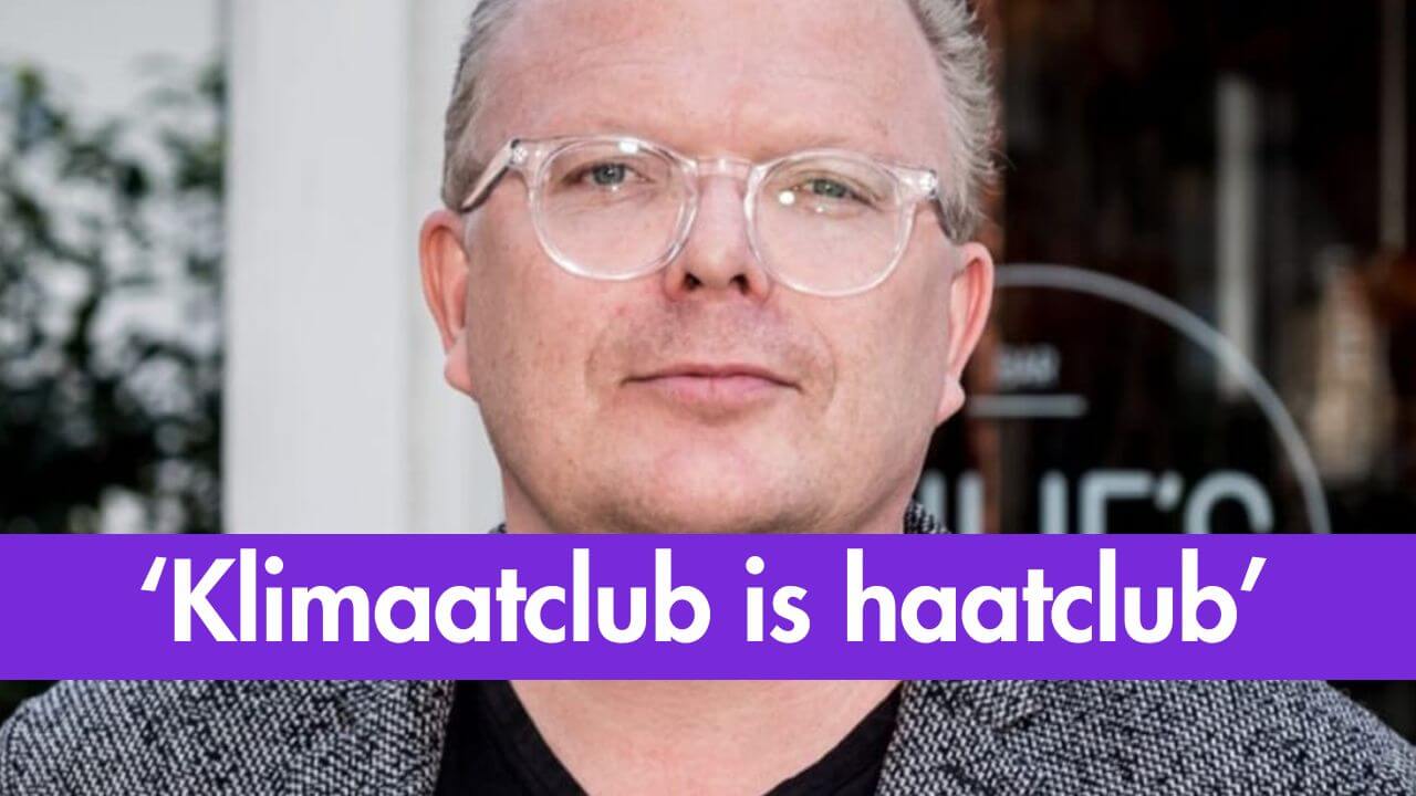 Jan Roos: Klimaatclub is haatclub