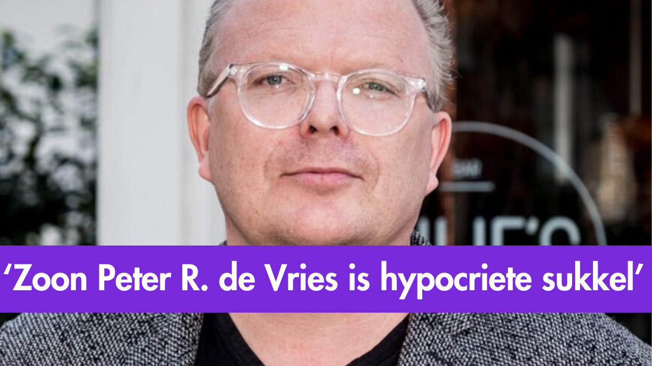 Jan Roos: Zoon Peter R. de Vries is hypocriete sukkel