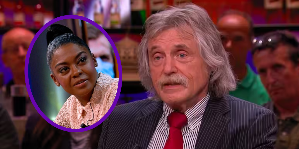 Johan Derksen pakt Natacha Harlequin aan tijdens Vandaag Inside: ‘Ze raakt opgewonden van zichzelf’