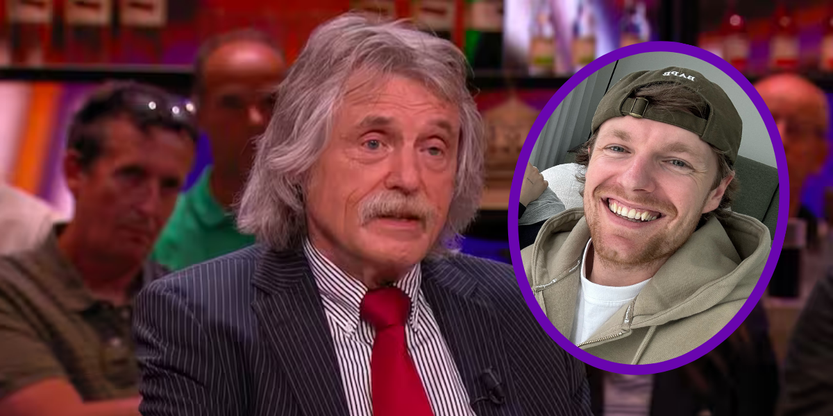 Johan Derksen over ruzie tussen Enzo Knol en vader: ‘Wilde hem de werkelijkheid zeggen’