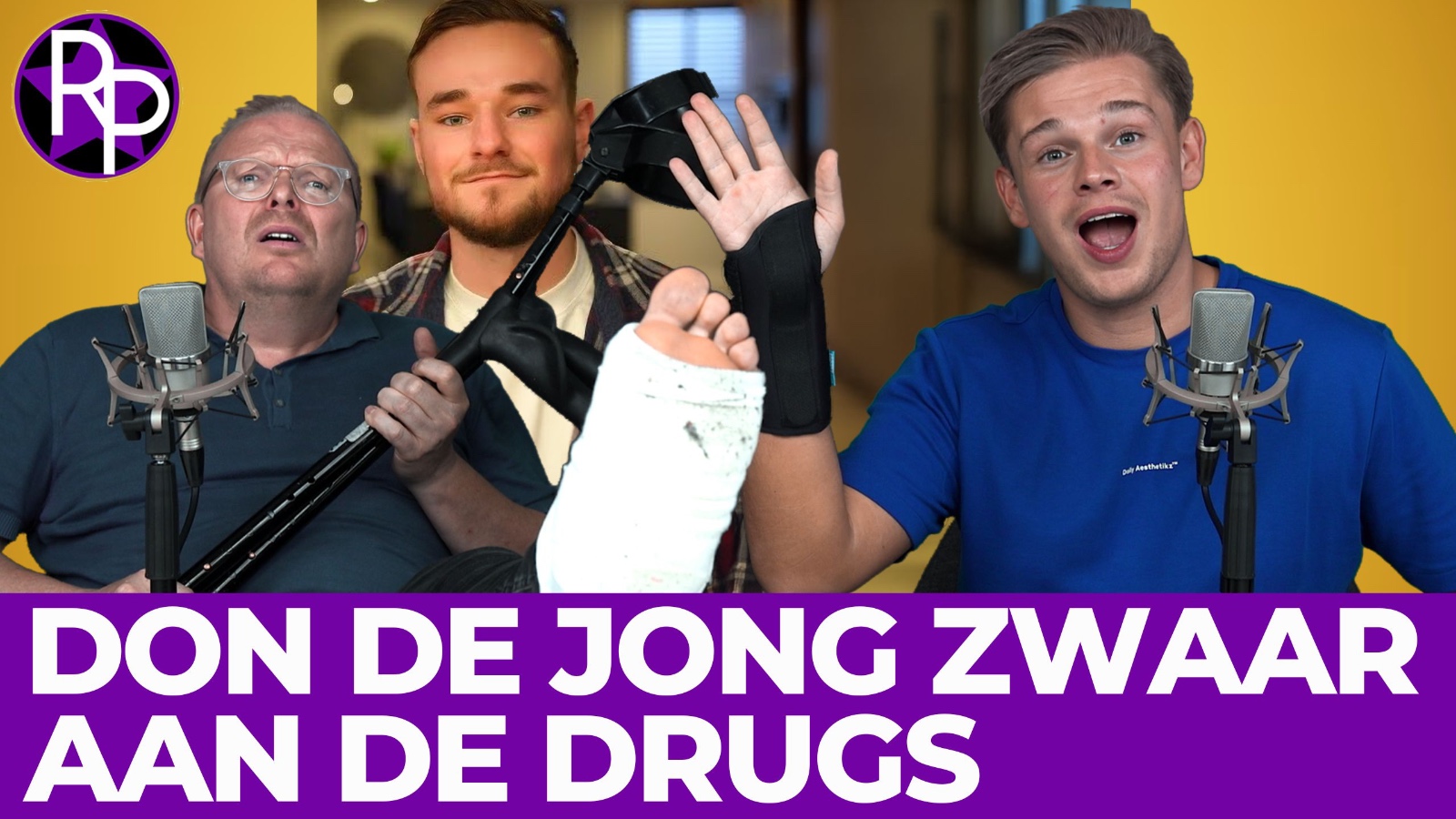 Don de Jong zwaar aan de drugs & Jan Roos valt bij Roxy Dekker dronken van trap