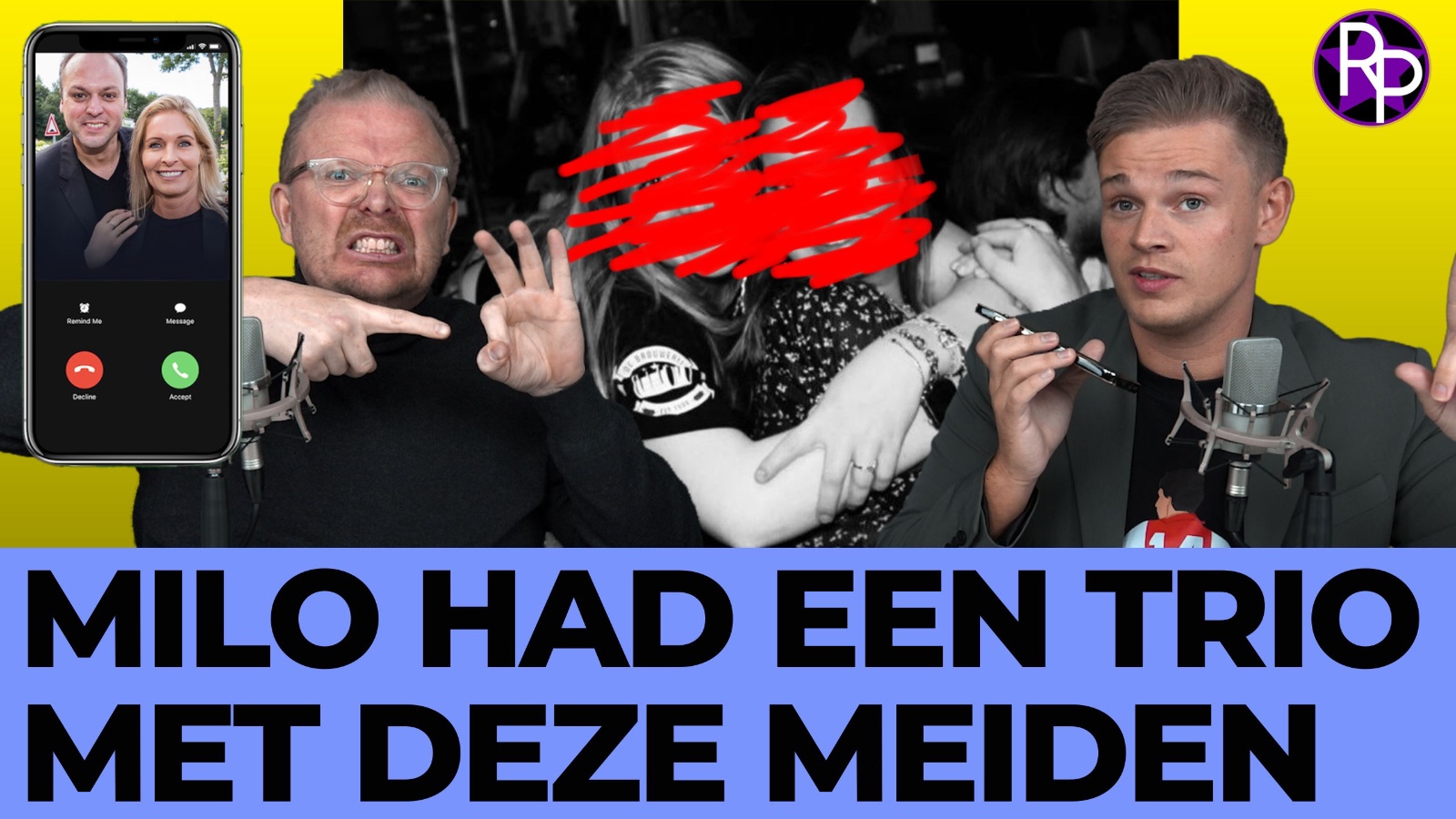 Milo had met deze meiden een trio & Bellen met Frans Bauer: ‘Jij gaat vreemd met Sieneke’